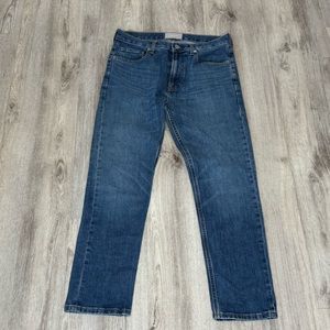 Everlane Straight Leg Medium Wash Jean, Size 28